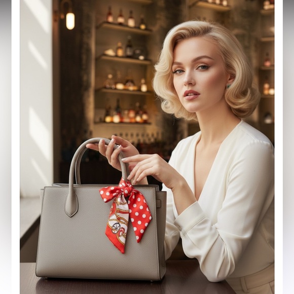 Set of 5 Willy bag scarfs. RANDOM PULL. Bag Not Included - Picture 6 of 6